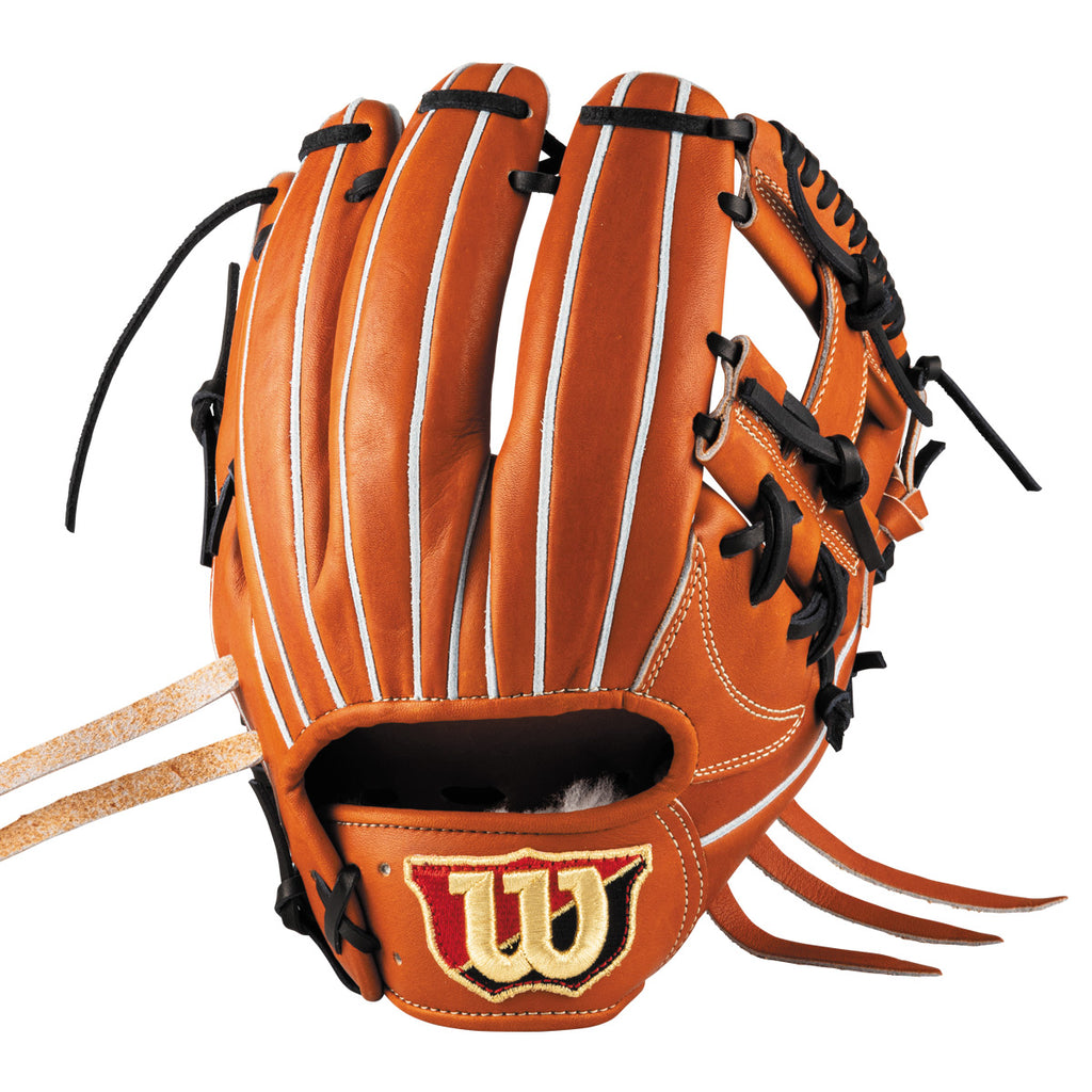 硬式用 Wilson Staff DUAL 内野手用 DS型 - Tオレンジ by Wilson Japan