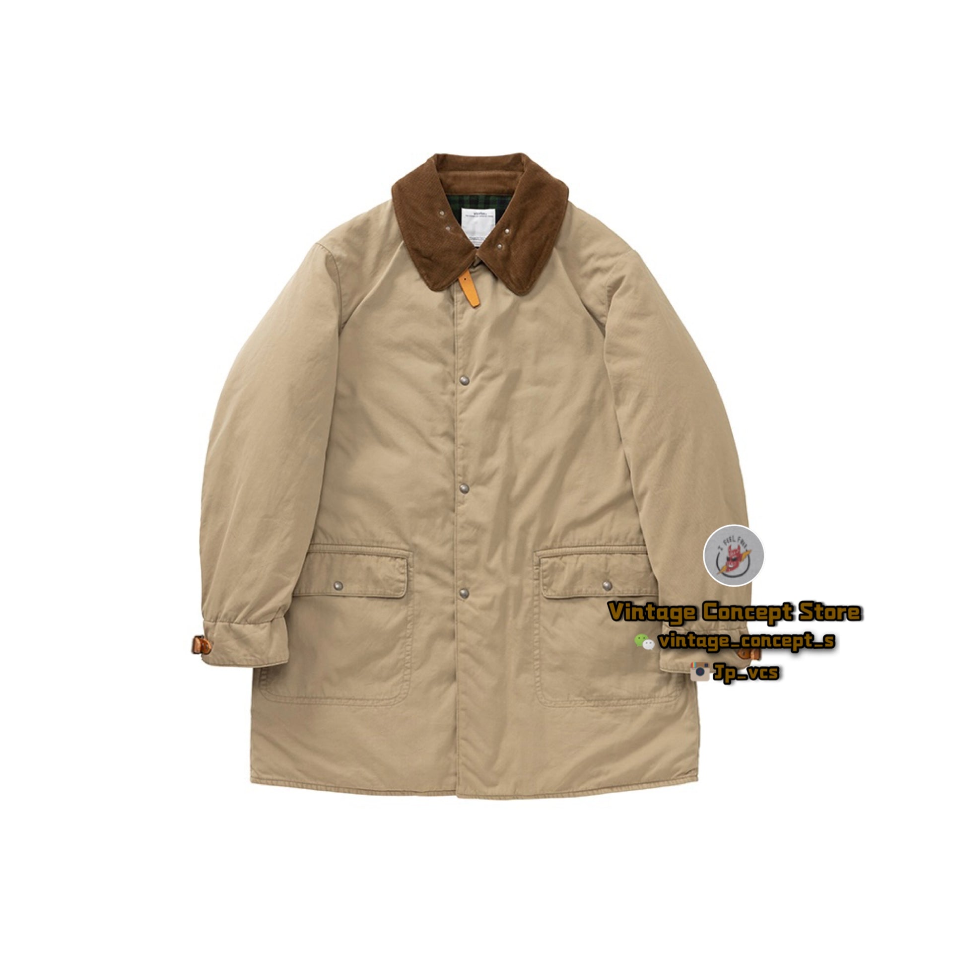 visvim 24AW BLACK KITE COAT – Vintage Concept Store