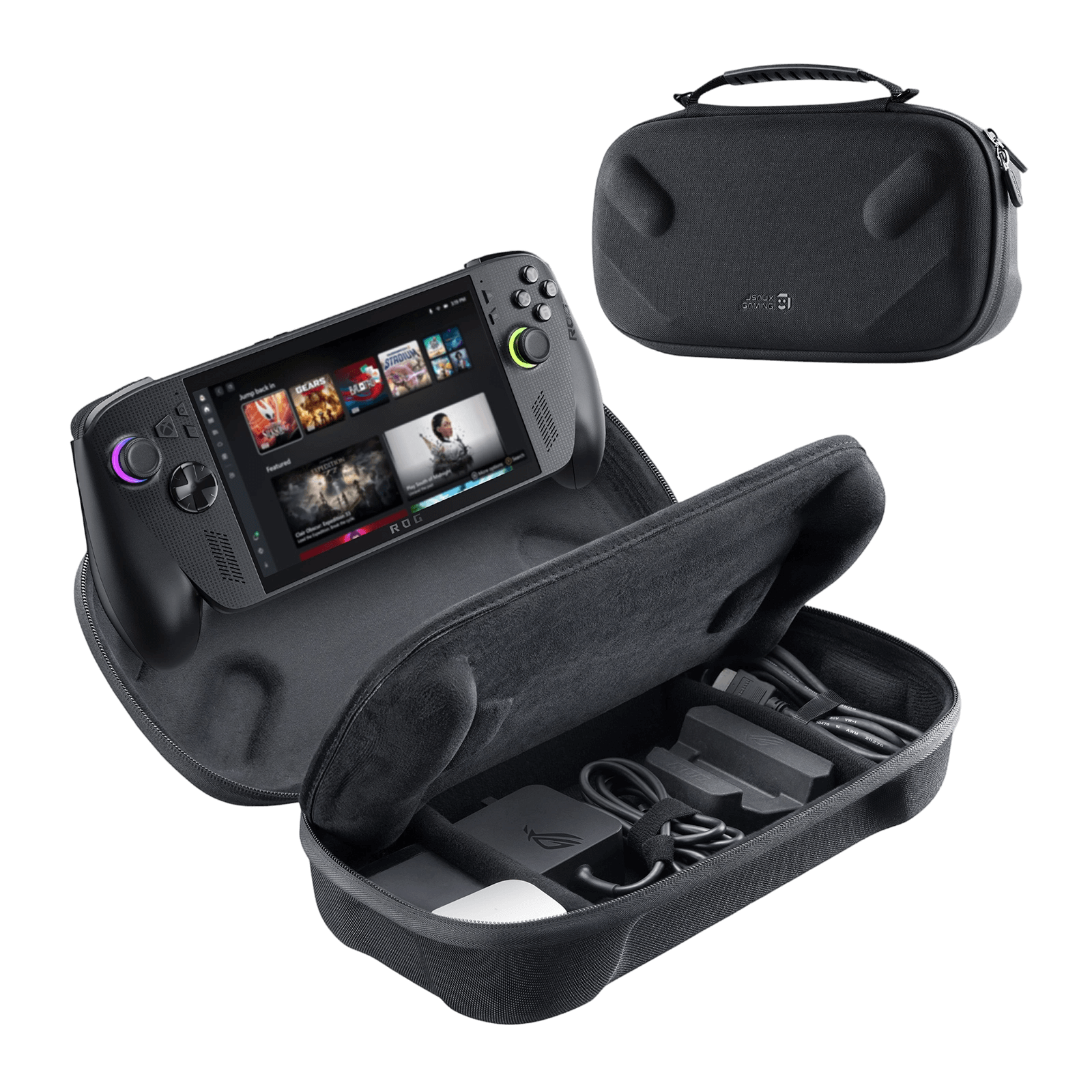 Double-decker Travel Case for ROG Xbox Ally X & ROG Xbox Ally