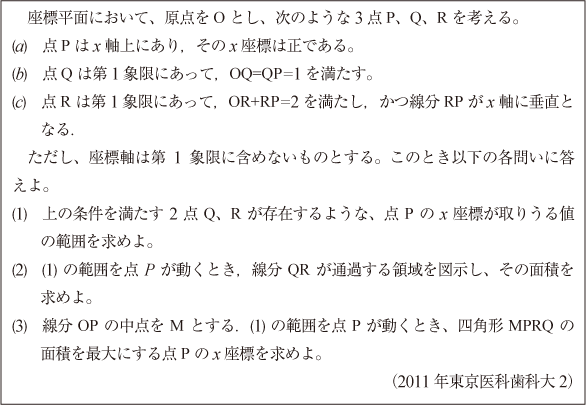 □軌跡と領域|京極一樹の数学塾