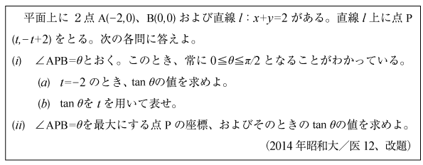 □図形と方程式|京極一樹の数学塾