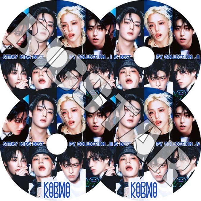 K-POP DVD/ STRAY KIDS 2025 BEST PV (4枚SET)☆CEREMONY Walkin On