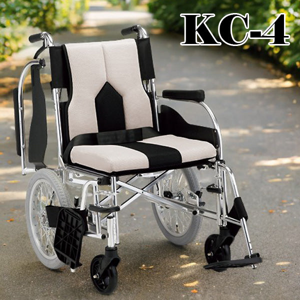 車いす 介助用 車椅子 多機能 折りたたみ 多機能カラーズKC-4 マキテック