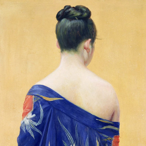 岡田三郎助 / あやめの衣 | 壁紙ギャラリー KAGIROHI