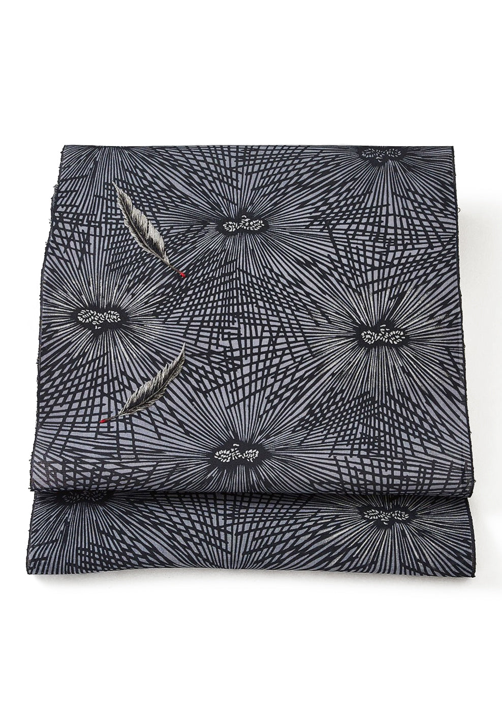 名古屋帯 ｜松に鷹の羽 ｜形梅×emi takazawa｜九