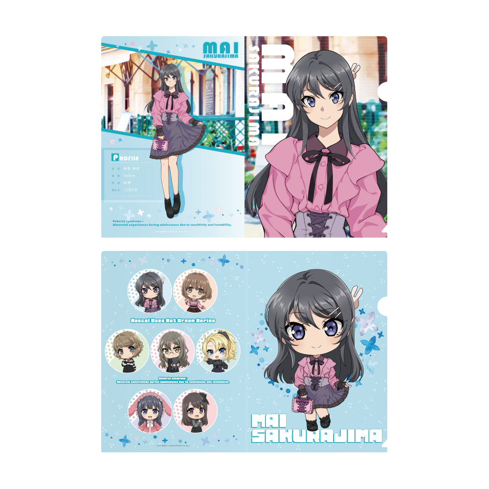 青春ブタ野郎】クリアファイル2枚セット（桜島麻衣） – karel-shop