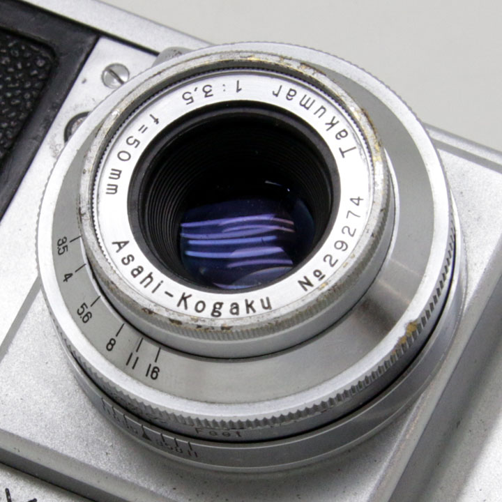 Takumar 50mm / f3.5 (L37) Asahiflex I (Asahi-Kogaku 旭光学)