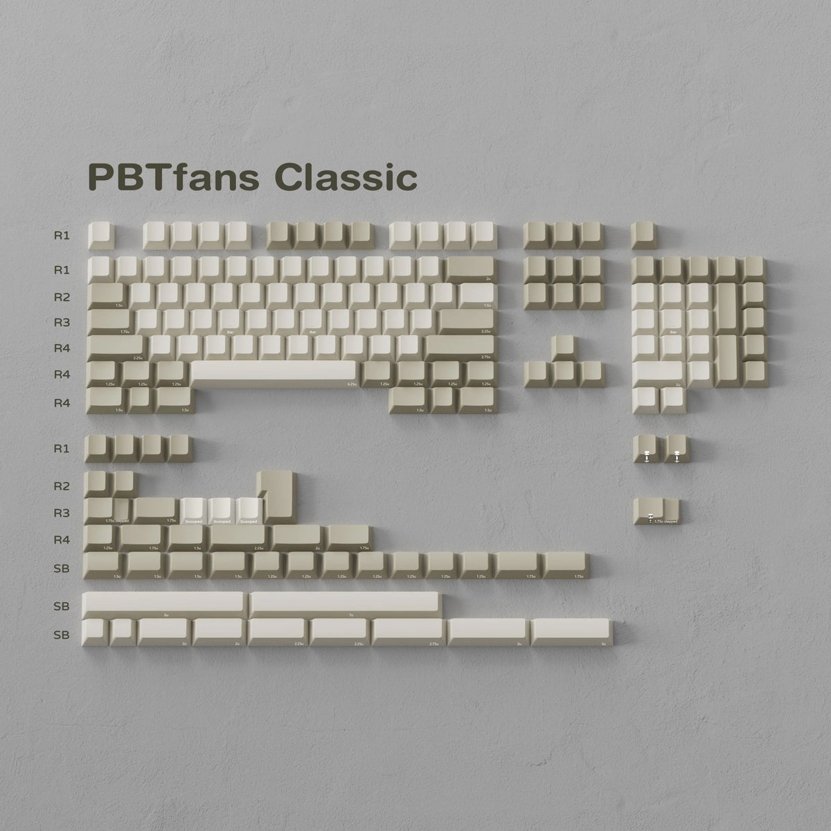 PBTfans Classic – KBDfans® Mechanical Keyboards Store