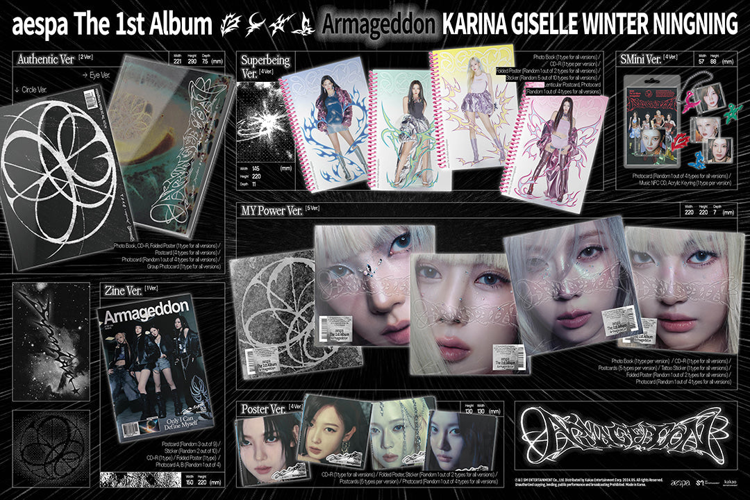 aespa - The 1st Album ARMAGEDDON Authentic Ver. – kheartshop