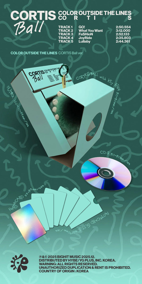 CORTIS - The 1st EP COLOR OUTSIDE THE LINES CORTIS Ball ver