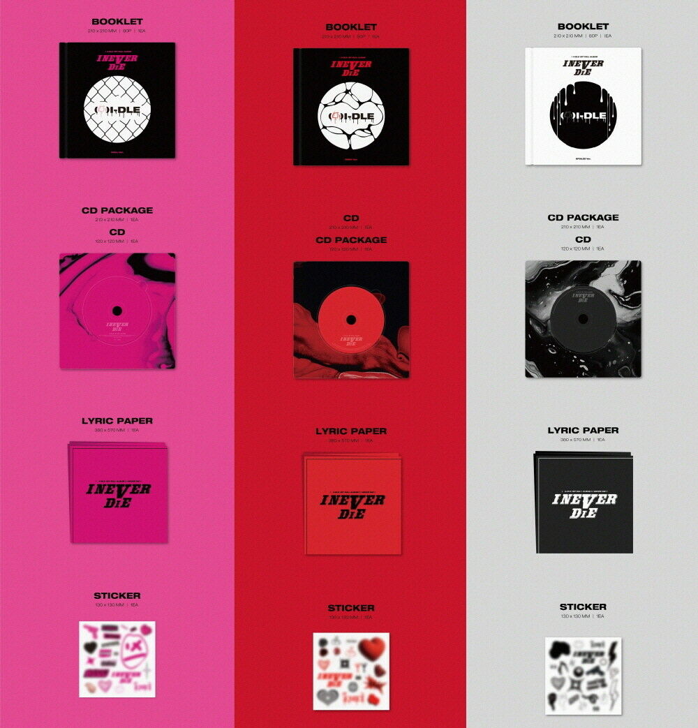 G)I-DLE - I NEVER DIE (You Can Choose Ver.) – kheartshop