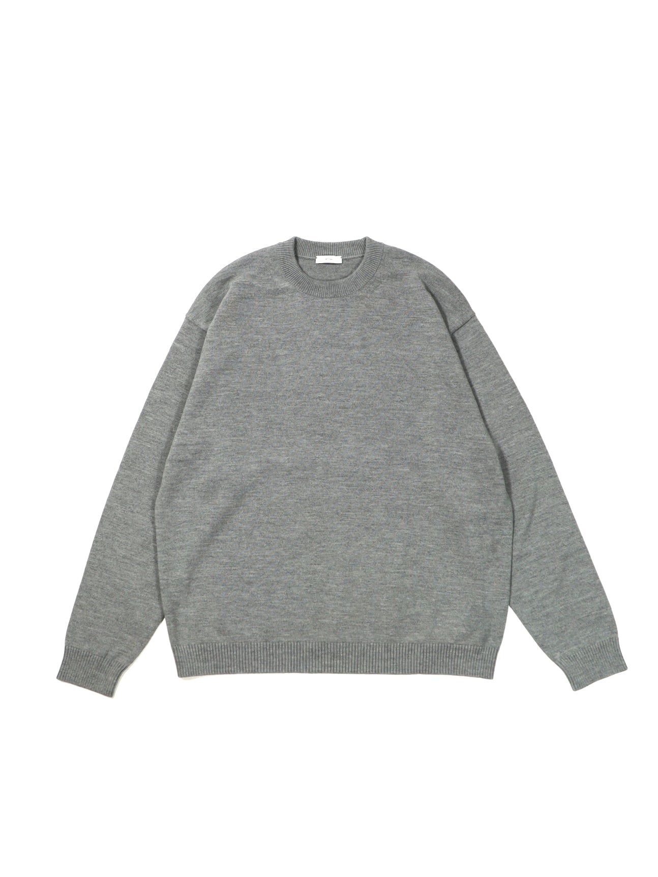 ATON WOOL WASHI CREWNECK SWEATER – KIKUNOBU
