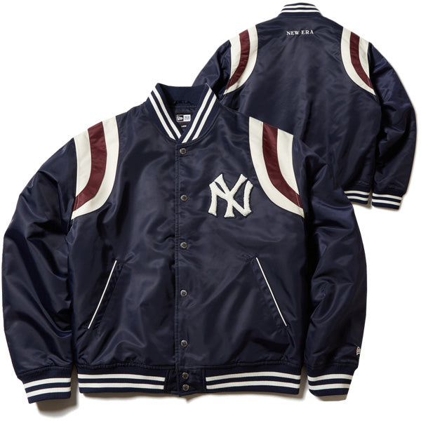 ニューエラ NEW ERA ナイロン ヴァーシティジャケット スタジャン