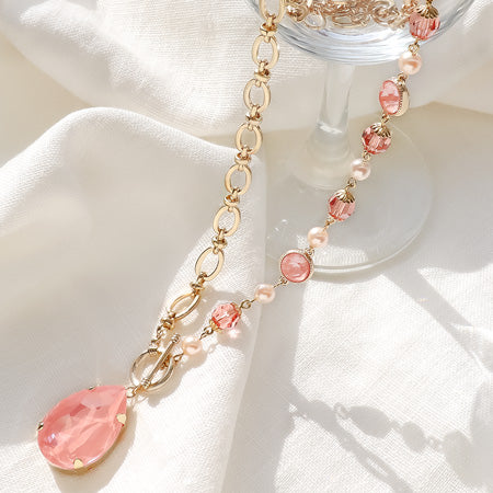 レシピNo.KR0740 貴和クリスタル#4327のネックレス – 貴和製作所