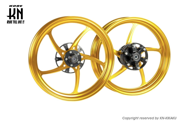 MOS 鍛造ホイール前後セット【YZF-R125/R15/MT125】ゴールド – kn926-net