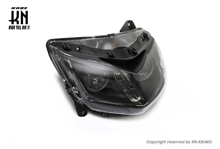 シグナス3型用 社外ヘッドライト プロジェクター付きレッドアイ