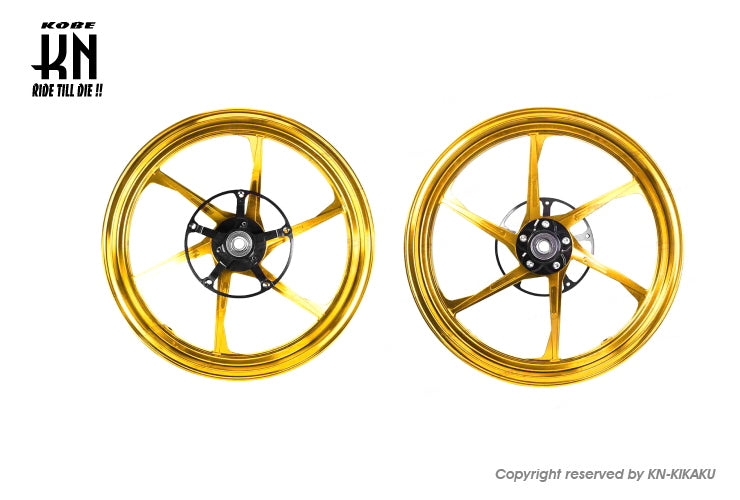 MOS 鍛造アルミホイール前後セット 【NINJA400/Z400/NINJA250/Z250