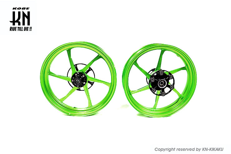 MOS 鍛造アルミホイール前後セット【NINJA400/Z400/NINJA250/Z250】KN