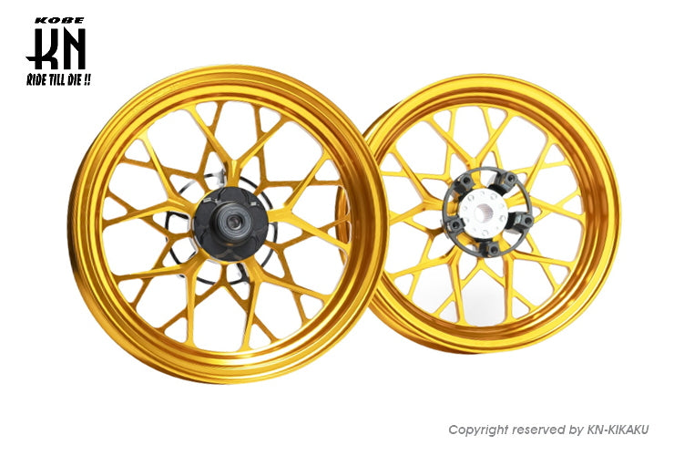 MOS 鍛造アルミホイール前後セット【FF-20】マジェスティS/SMAX/FORCE