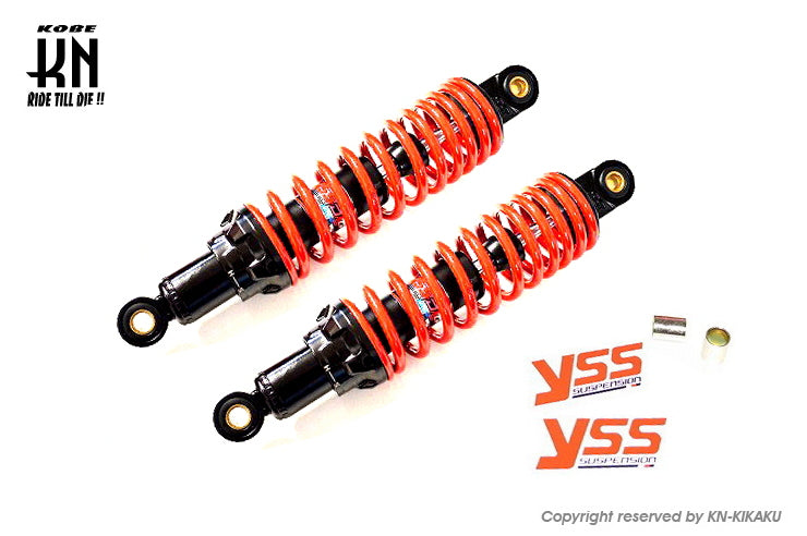 YSS リアショック 300mm【カブ,モンキー系】ブラック/レッド – kn926-net