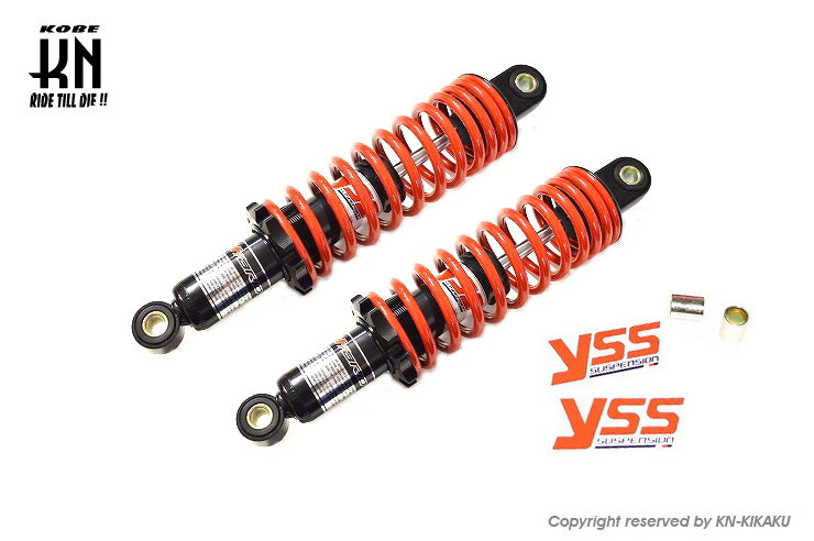 YSS リアショック 280mm【ブラック/レッド】カブ,モンキー系【HYBRID