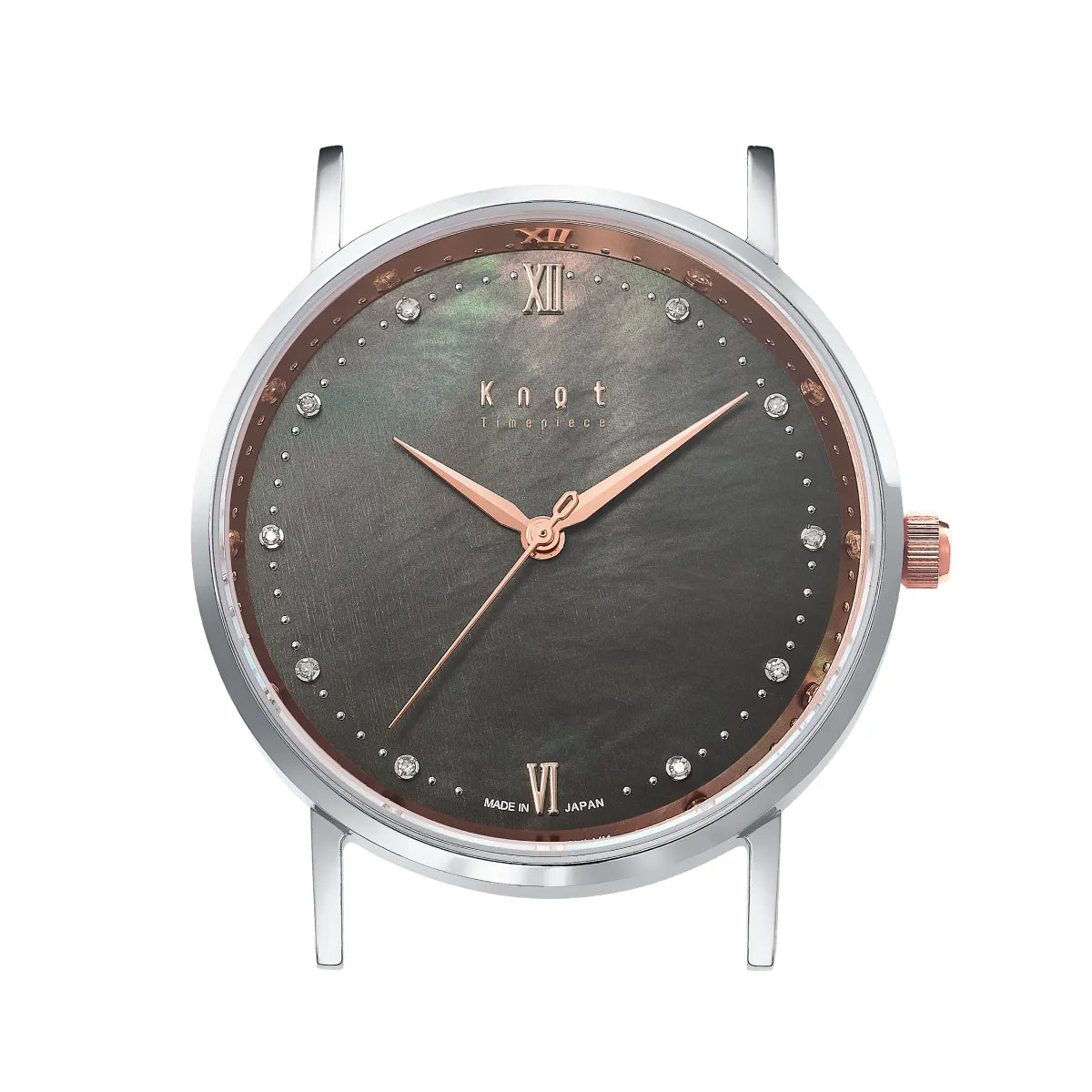 Knot CJ-32SVCG 腕時計 メンズ レディース ソーラー チャコールグレー