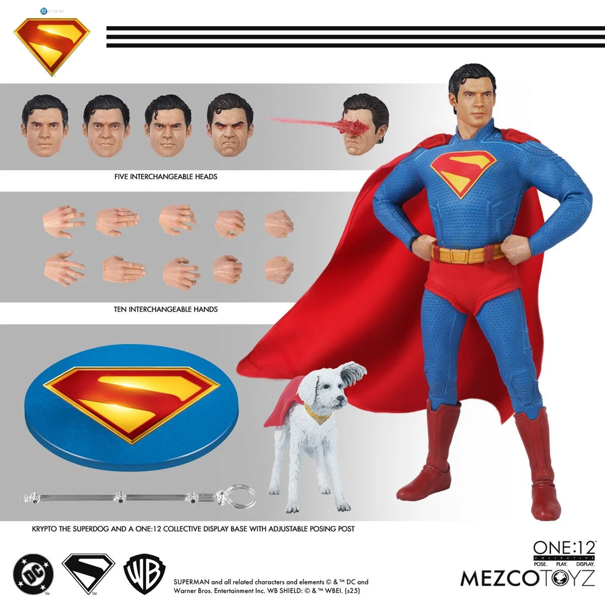 Superman (2025) One:12 Collective Action Figure | Mezco Toyz – K