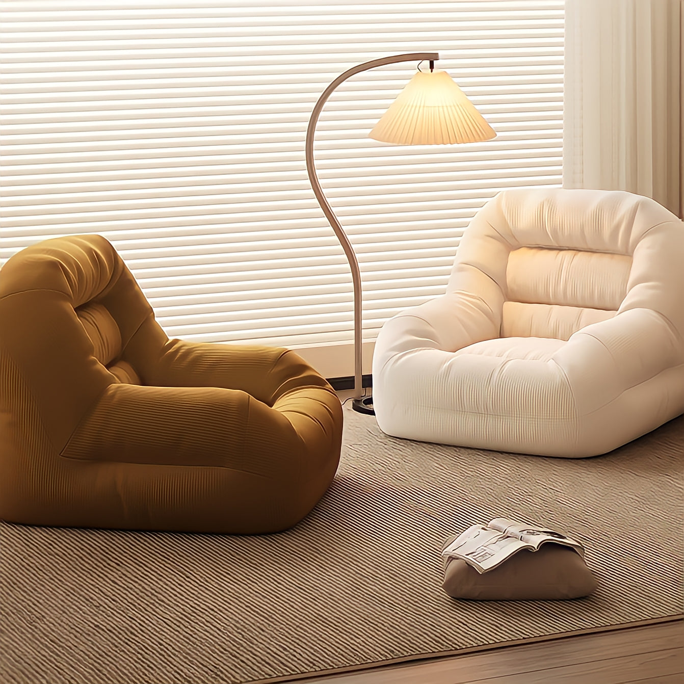 ネストコーデュロイビーズクッションソファ – kocol