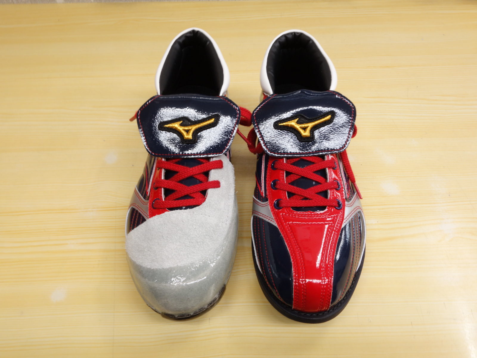 菅谷 様 ミズノプロ オーダー スパイク （投手用革底） 縫いP付き