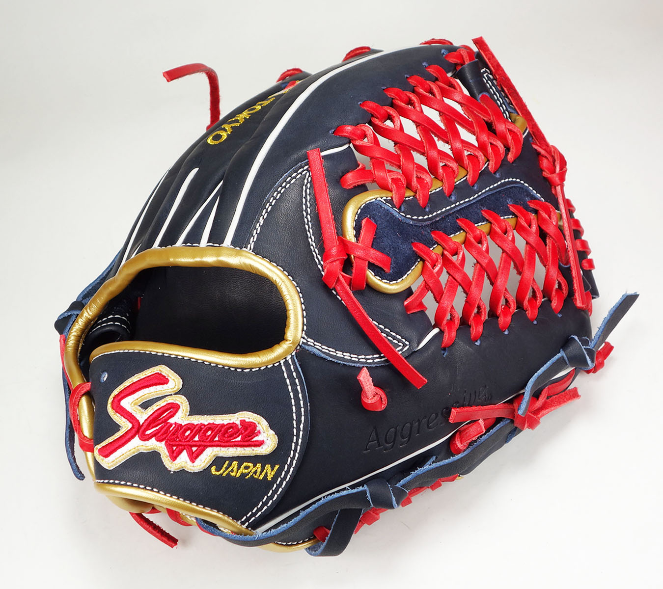 久保田スラッガー 軟式用グラブ JPN-2021G KSブラック×ゴールド 限定品