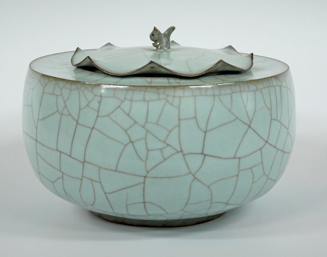 三浦小平二「青磁壺」共箱 絵画買取・販売の小竹美術