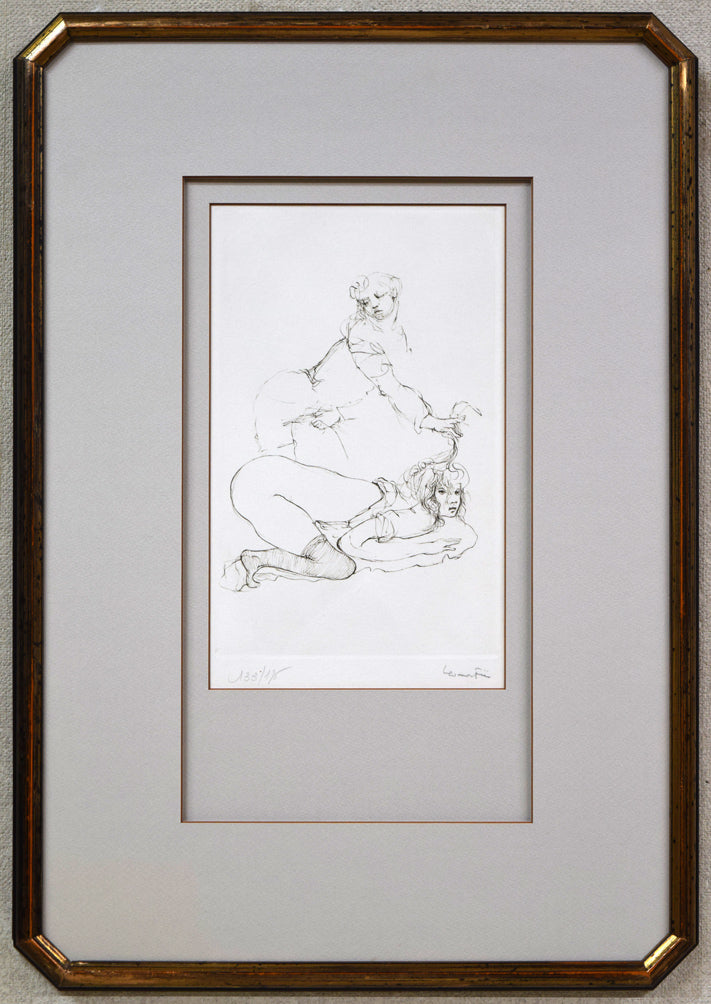 レオノール・フィニ（Leonor FINI）「カップル『モネルの書（挿画本