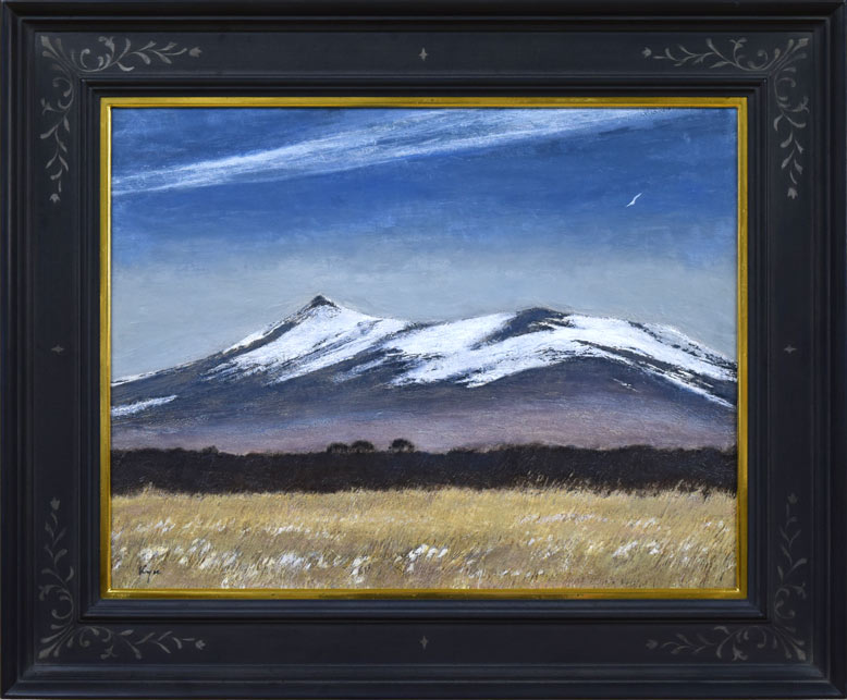 相原求一朗「駒ヶ岳初秋（北海道）」油絵・P10号 絵画買取・販売の小竹美術