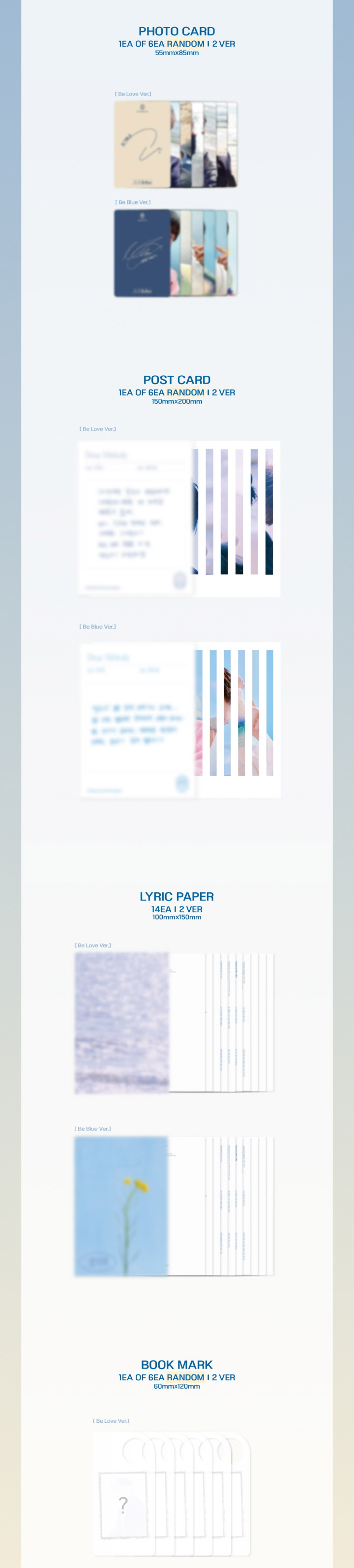 SET] BTOB 3rd Album - Be Together (SET Ver.) 2CD + 2Poster