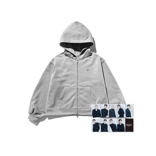 SEVENTEEN - Gray Zip Up Hoodie ['NEW_' World Tour in Japan