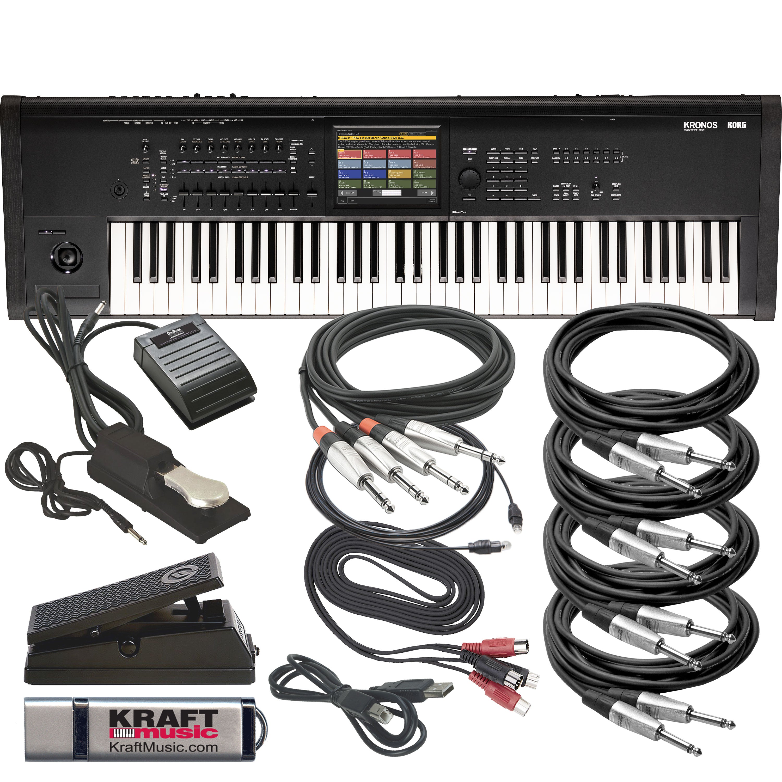 Korg Kronos 3 73-Key Music Workstation CABLE KIT – Kraft Music