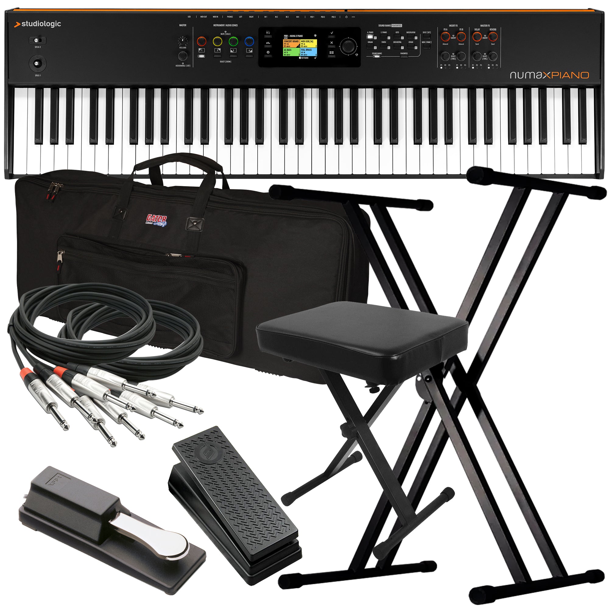 Studiologic Numa X Piano 73 Stage Piano STAGE ESSENTIALS BUNDLE