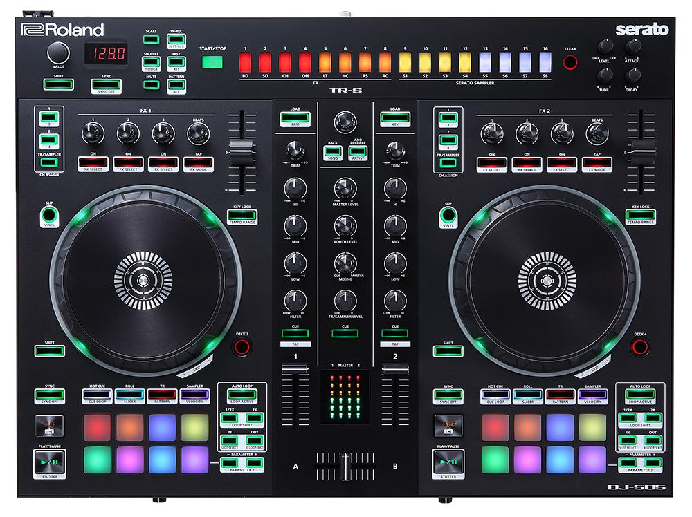 Roland DJ-505 DJ Controller with Serato DJ Pro – Kraft Music