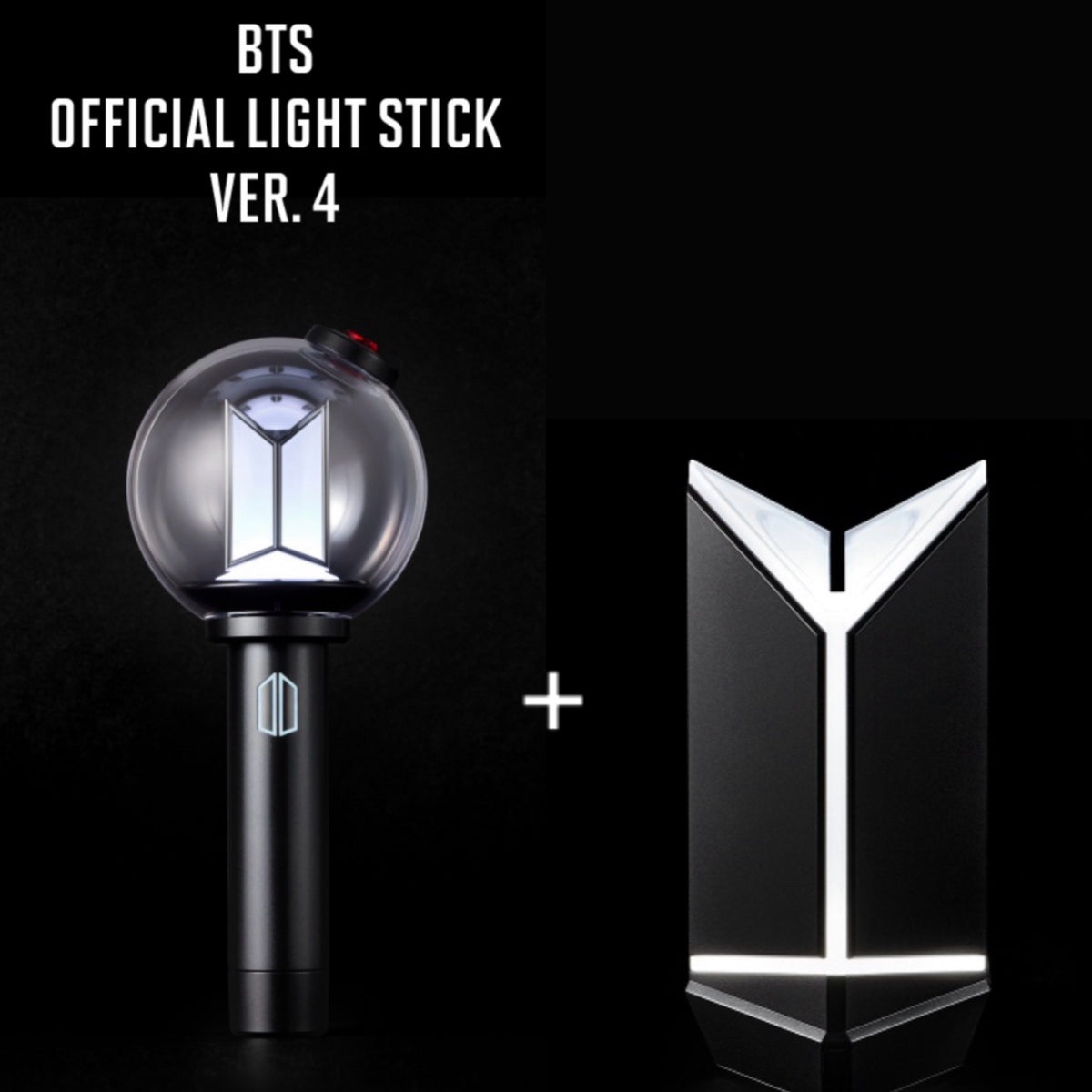 BTS OFFICIAL LIGHT STICK VER.4 + CRADLE SET – K-STAR