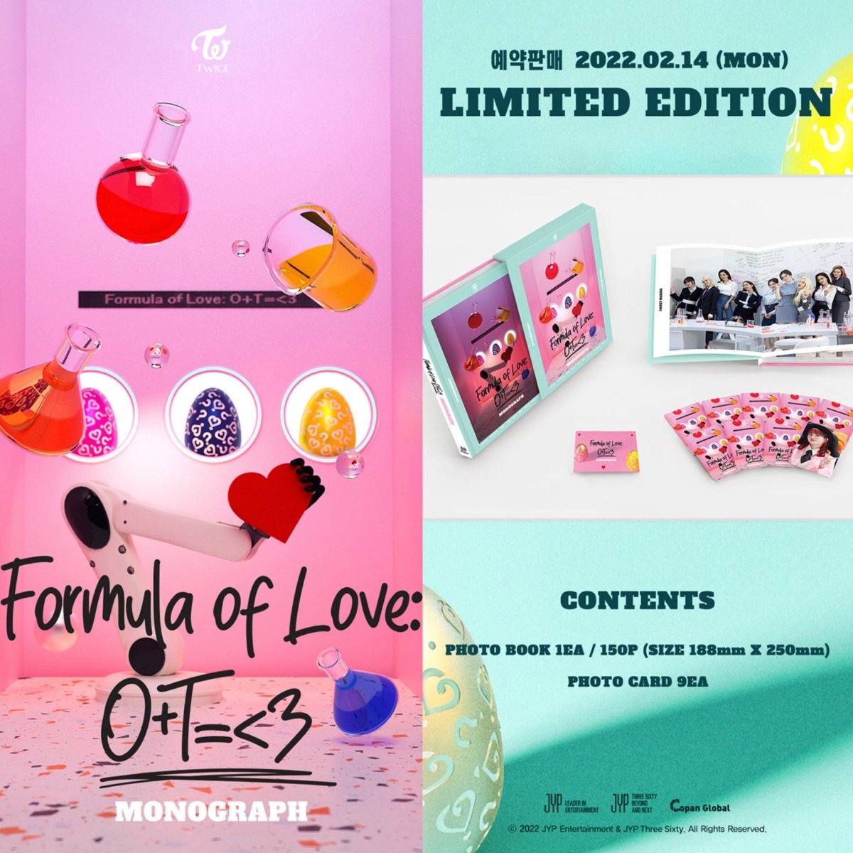 TWICE Monograph Formula Of Love Photobook : O+T=<3 – K-STAR