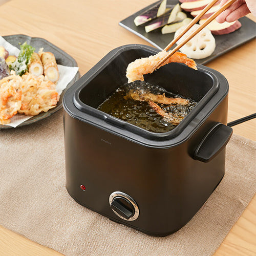 卓上フライヤー simplus 電気フライヤー 1.2L 蓋付き 揚げもの