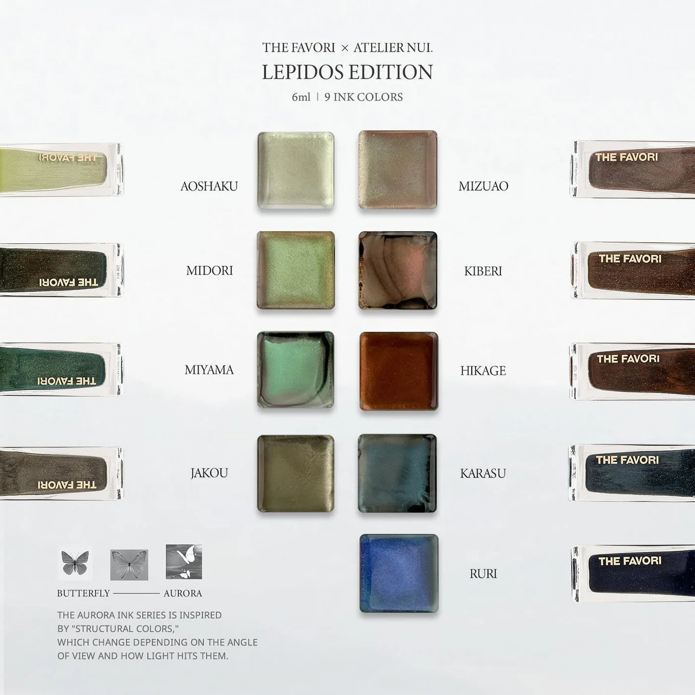 THE FAVORI × ATELIER NUI Lepidos edition – Luna Beauty Store Australia