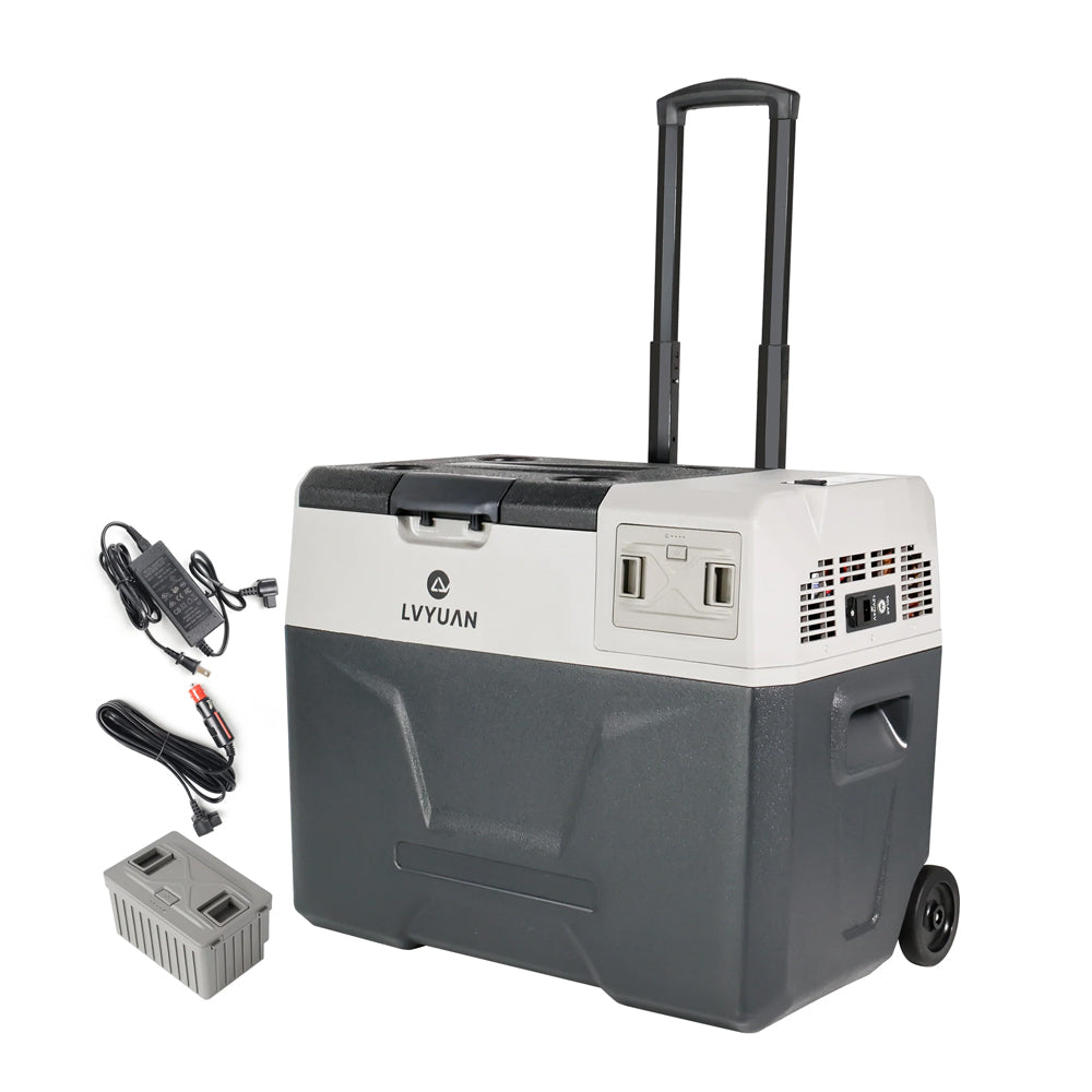 LVYUAN 40Lポータブル冷蔵庫バッテリー付き｜新品登場 – LVYUAN