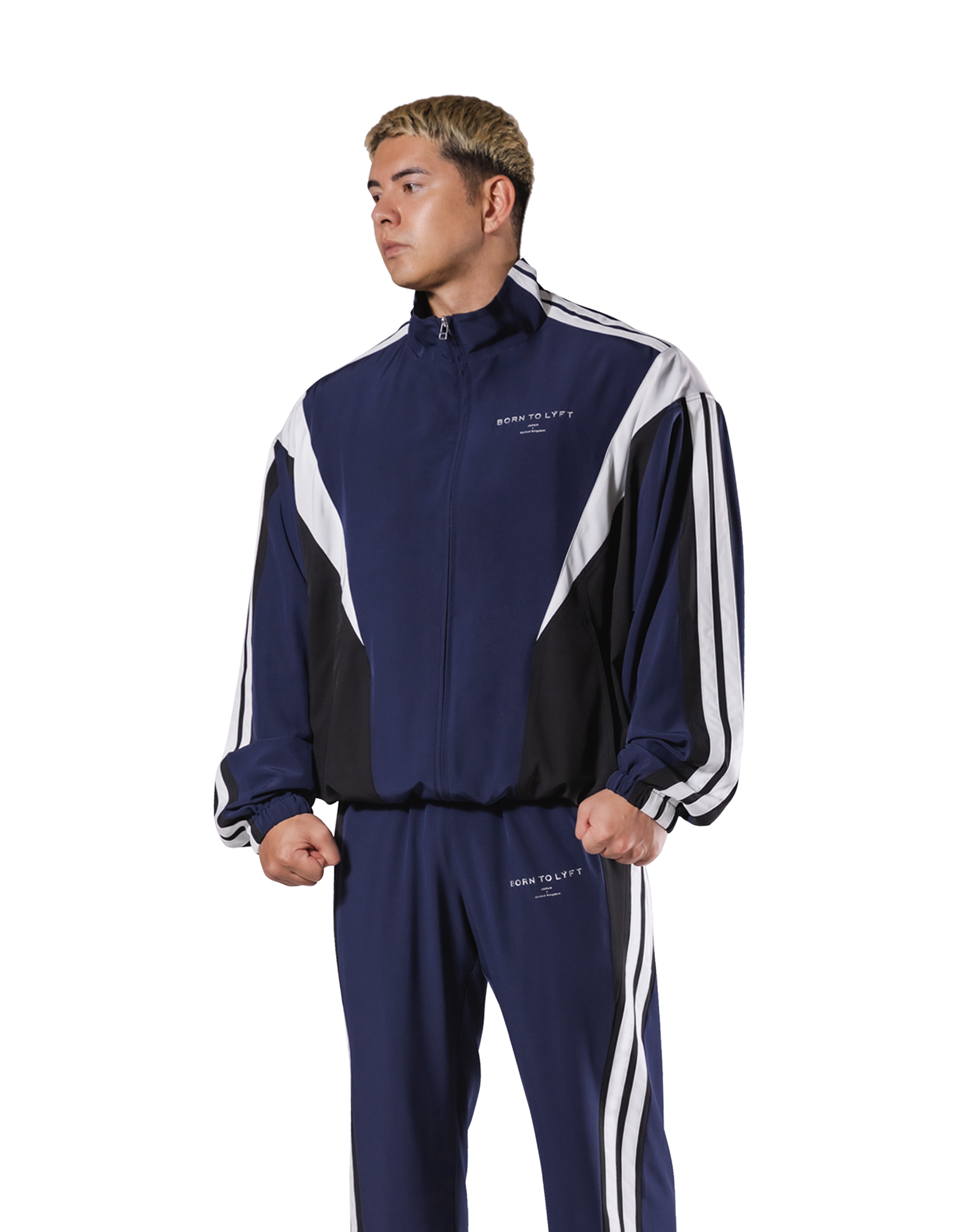 2Line Oversize Track Jacket - Navy – LÝFT