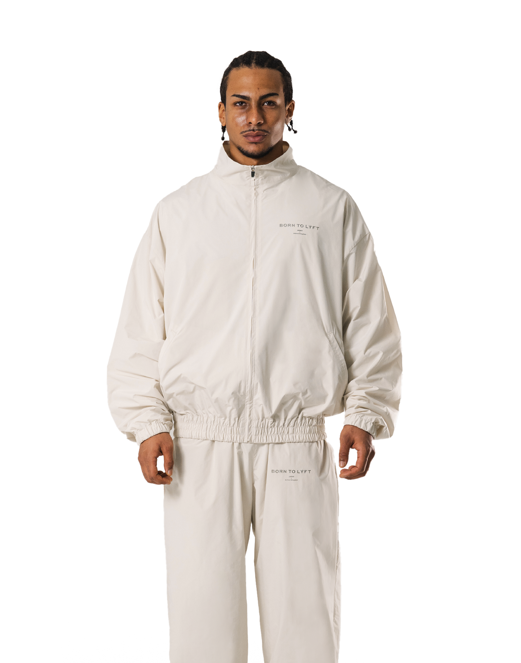 BTL Logo Nylon Jacket - Ivory – LÝFT