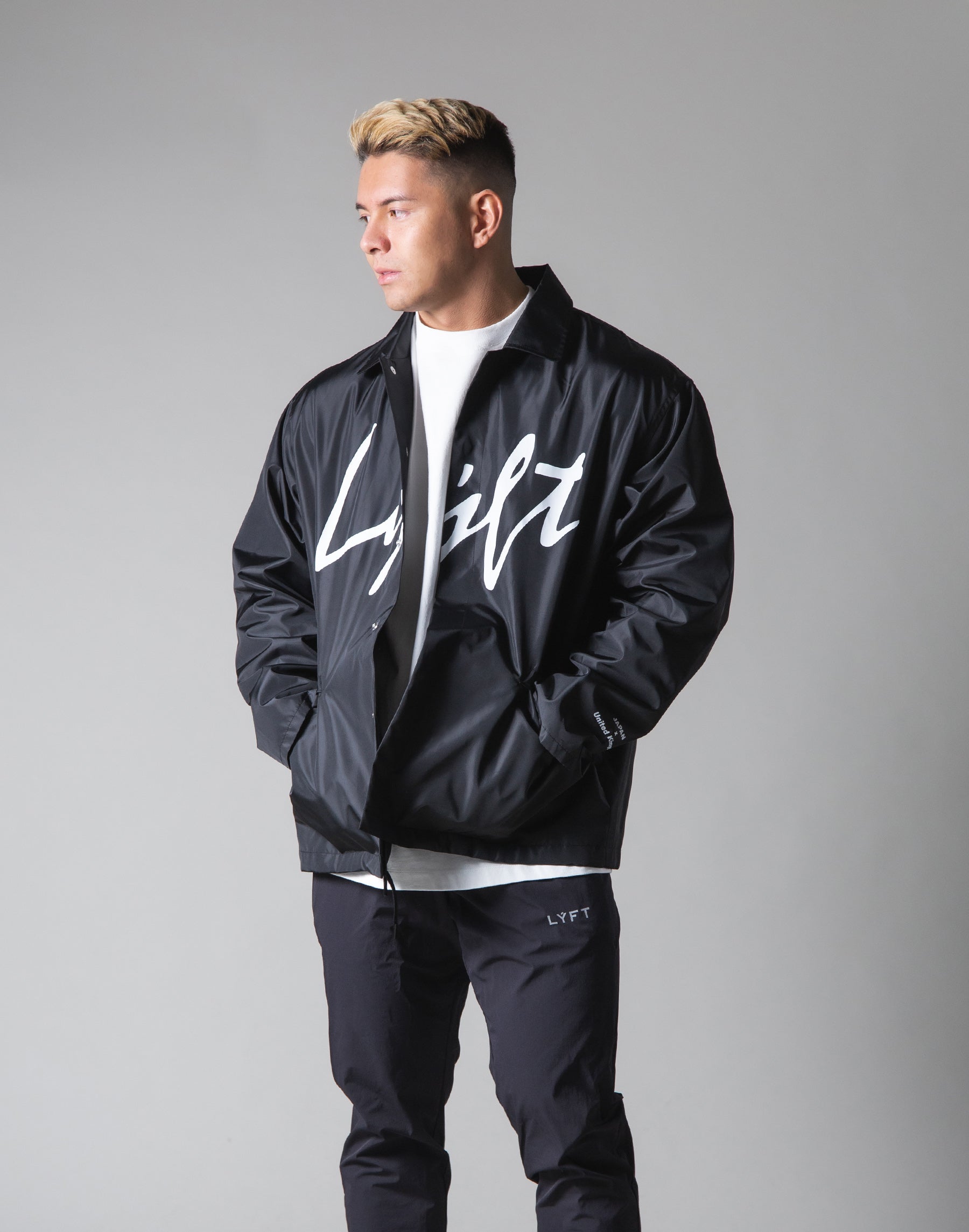 Script Logo Jacket - Black – LÝFT