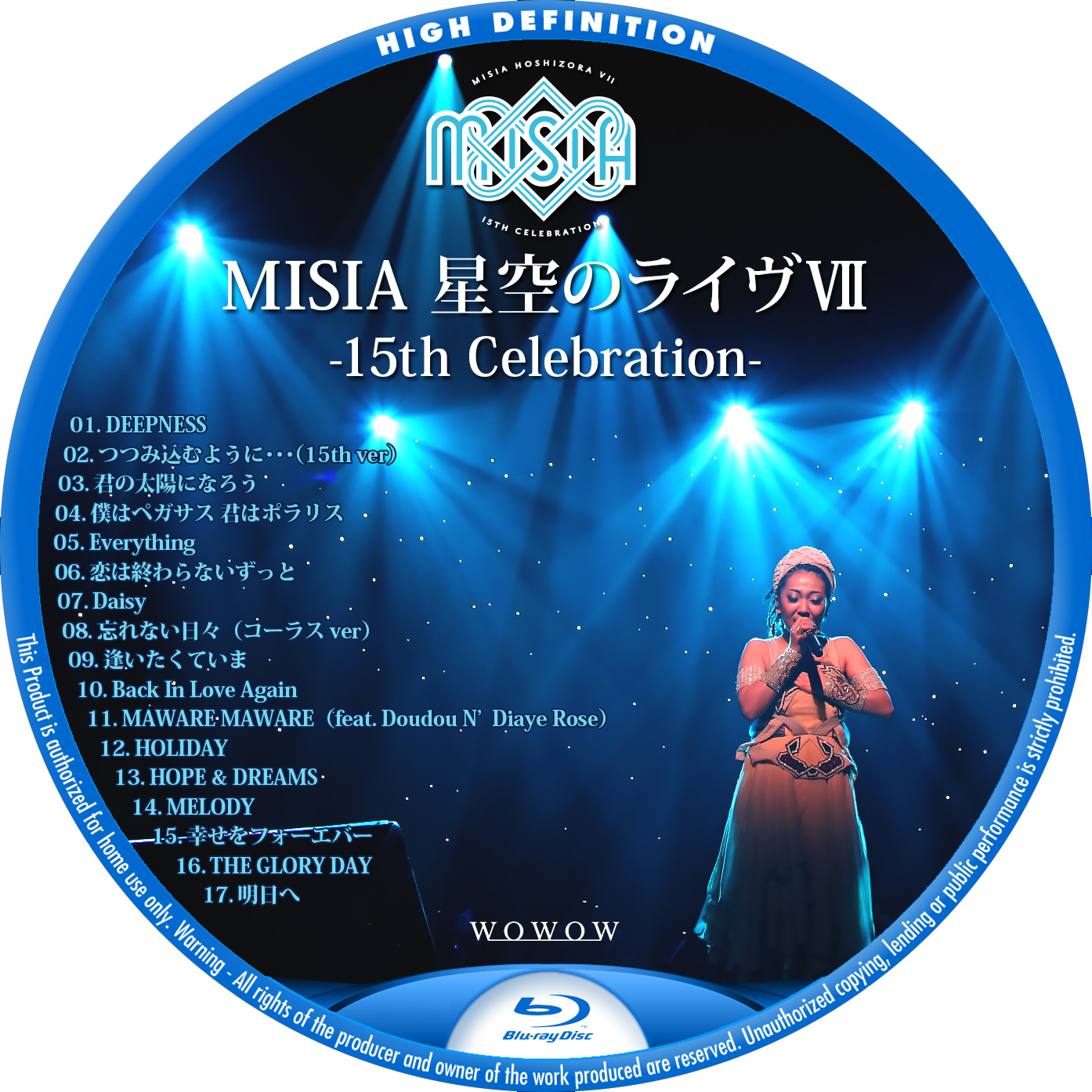 MISIA 星空のライヴVII -15th Celebration- – レーベル92