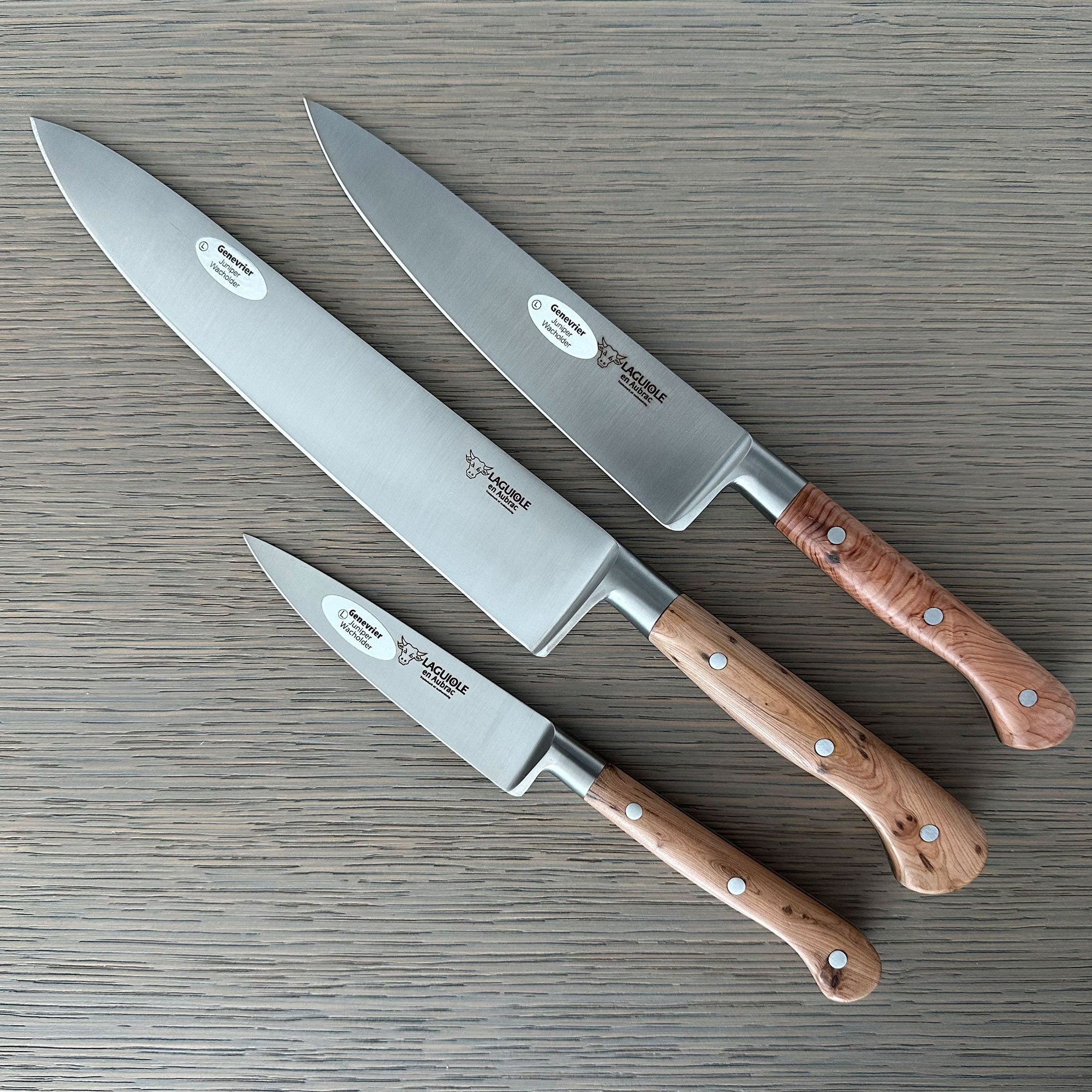 Laguiole en Aubrac Classic Starter 3-Piece Kitchen Knife Set With