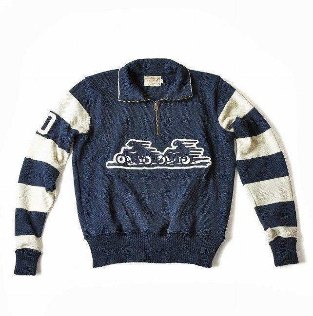 LANGLITZ LEATHERS 70TH ANNIVERSARY MC SWEATER By DEHEN” – Langlitz