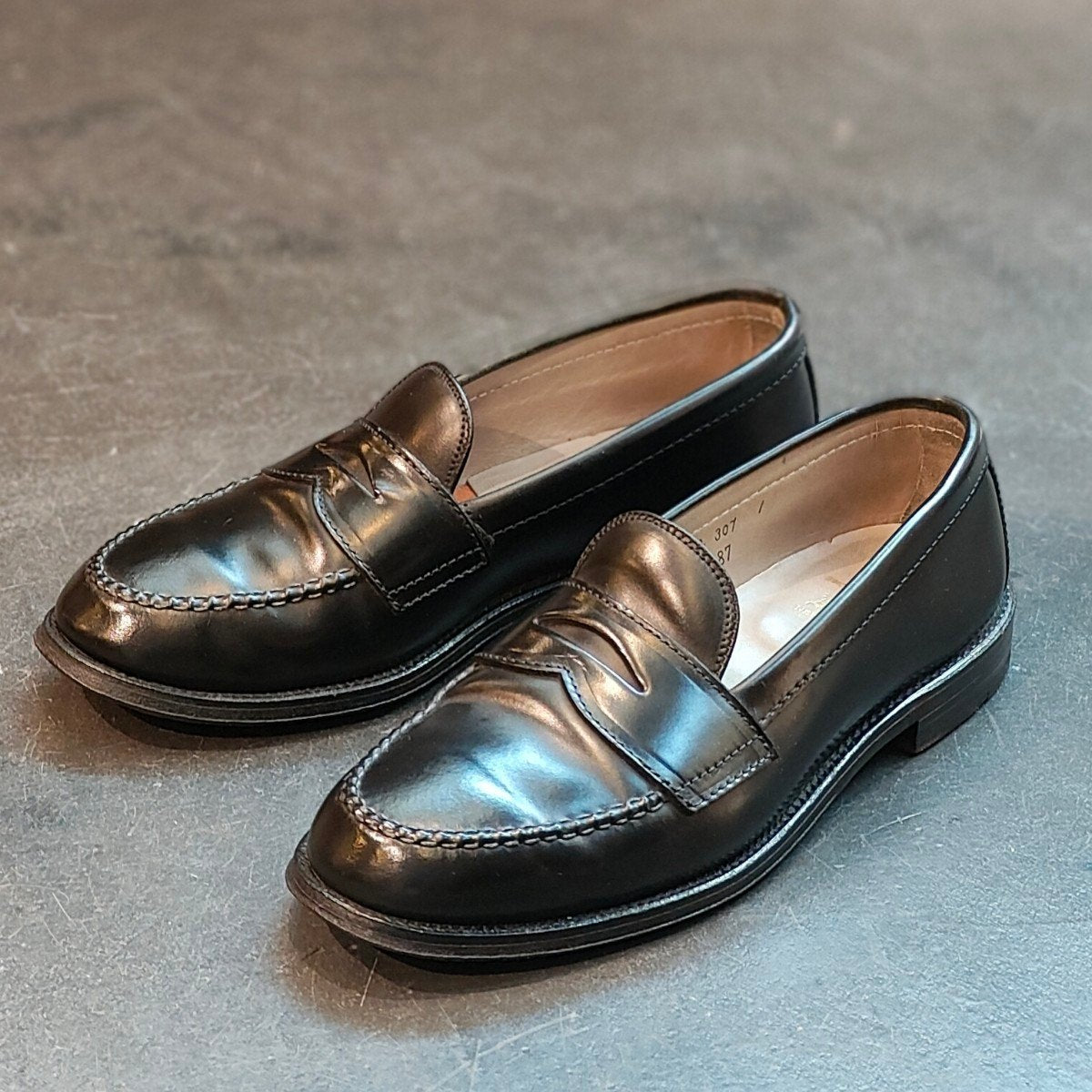 極美品 【ALDEN】オールデン 987 ペニーローファー コードバン